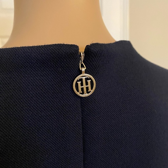 NWOT Tommy Hilfiger Navy Fitted Dress - Picture 8 of 12
